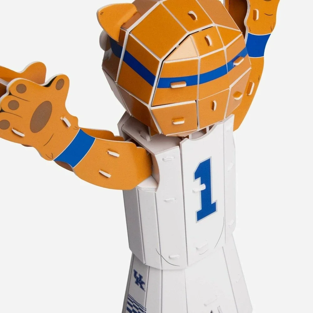 SCRATCH NCAA Kentucky Wildcats Foco PZLZ 3D‎ Mascot Puzzle NEW